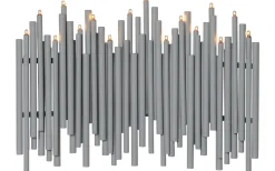 Star Trading Note Ljusstake 25cm Grå* Visa Alla Adventsljusstakar|Adventsljusstakar 0-30 Cm