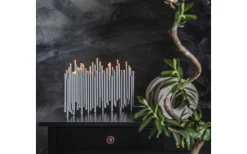 Star Trading Note Ljusstake 25cm Grå* Visa Alla Adventsljusstakar|Adventsljusstakar 0-30 Cm