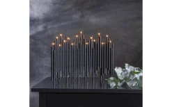 Visa Alla Adventsljusstakar|Adventsljusstakar 0-30 Cm<Star Trading Note Ljusstake 25cm Svart