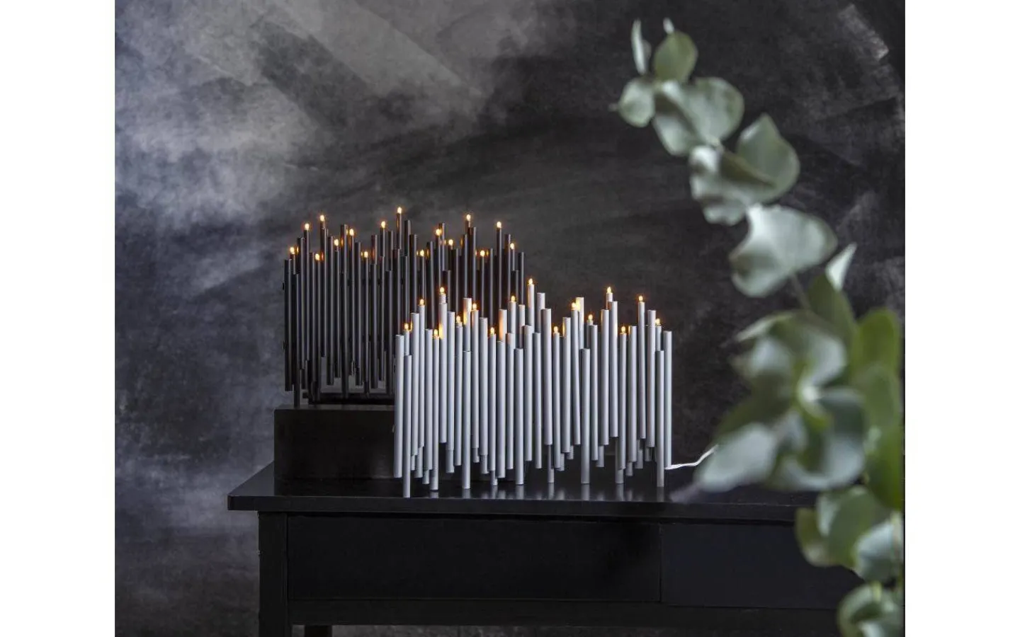 Visa Alla Adventsljusstakar|Adventsljusstakar 0-30 Cm<Star Trading Note Ljusstake 25cm Svart