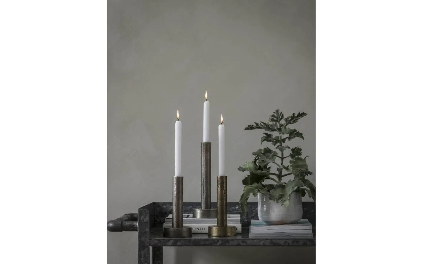 PR Home Notice Ljusstake för Kronljus 28cm Råsilver* Ljushållare