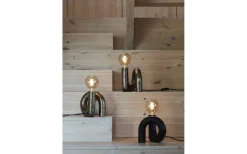 Bordslampor<PR Home Notice Swirl Bordslampa 18cm Råsvart