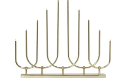 Star Trading Novum Adventsljusstake 39cm Mässing* Adventsljusstakar 31-60 Cm