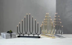 Star Trading Novum Adventsljusstake 39cm Mässing* Adventsljusstakar 31-60 Cm