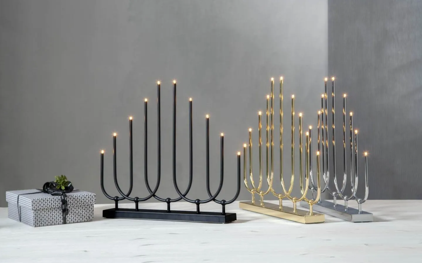 Star Trading Novum Adventsljusstake 39cm Mässing* Adventsljusstakar 31-60 Cm