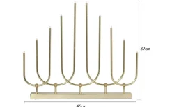 Star Trading Novum Adventsljusstake 39cm Mässing* Adventsljusstakar 31-60 Cm