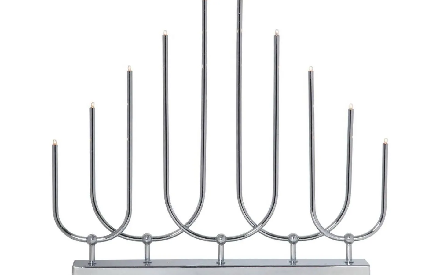 Star Trading Novum Ljusstake 39cm Krom* Visa Alla Adventsljusstakar|Adventsljusstakar 31-60 Cm