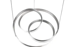 Stora Taklampor Ø50-69 Cm<Trio Lighting Nuria Takpendel 60cm LED i borstat stål