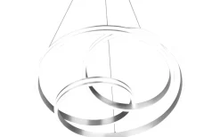 Stora Taklampor Ø50-69 Cm<Trio Lighting Nuria Takpendel 60cm LED i borstat stål