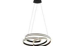 Stora Taklampor Ø50-69 Cm<Trio Lighting Nuria Takpendel 60cm LED mattsvart