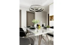 Stora Taklampor Ø50-69 Cm<Trio Lighting Nuria Takpendel 60cm LED mattsvart