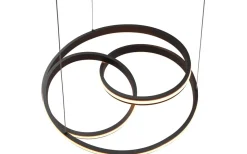 Stora Taklampor Ø50-69 Cm<Trio Lighting Nuria Takpendel 60cm LED mattsvart