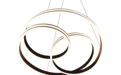 Stora Taklampor Ø50-69 Cm<Trio Lighting Nuria Takpendel 60cm LED mattsvart