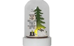 Batteri Julpynt Inomhus<Star Trading Nutcracker Batteridriven Glaskupol 2-pack 9cm