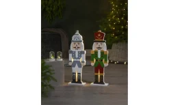 Nutcracker Batteridriven med Timer 52cm Grå