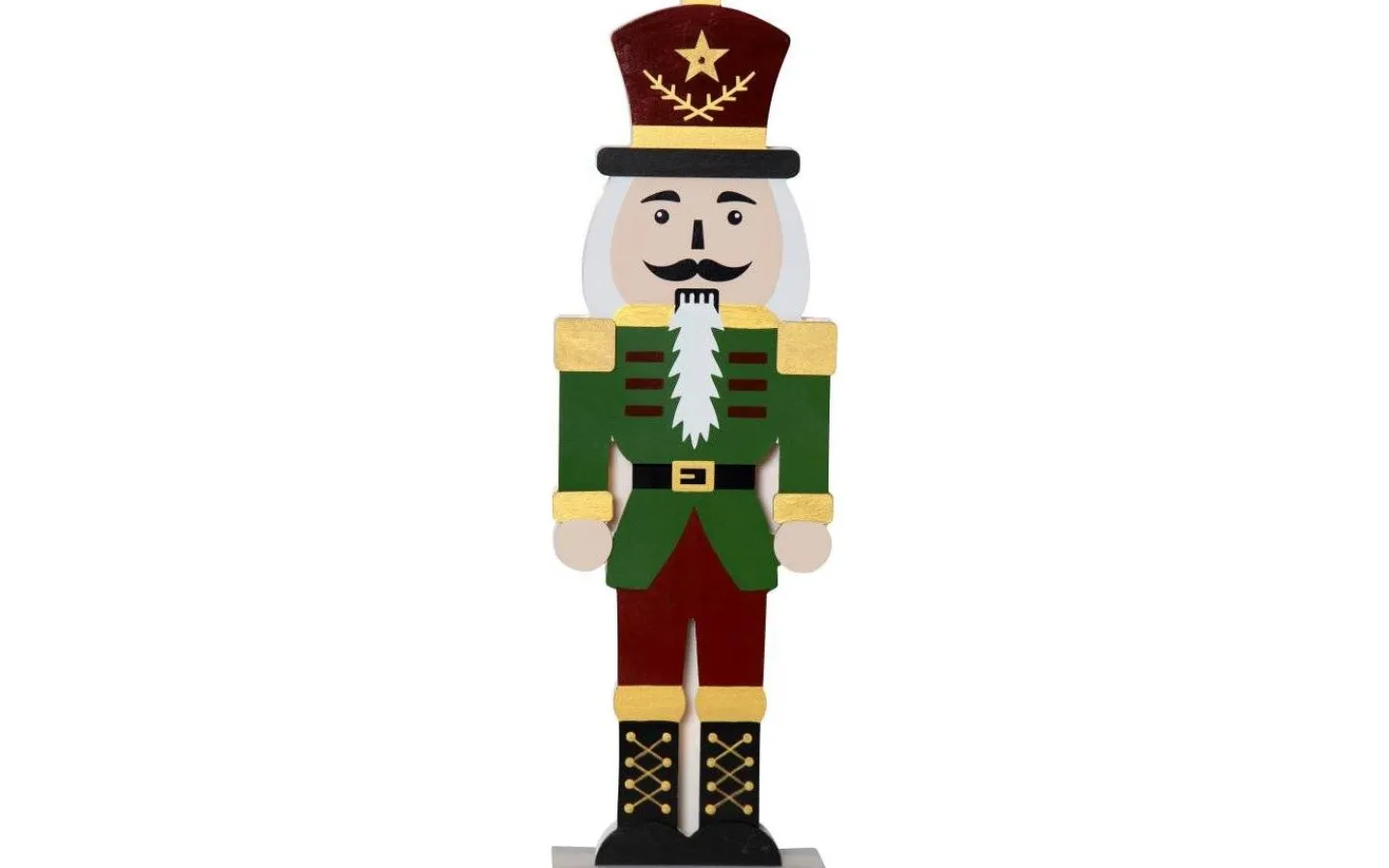 Star Trading Nutcracker Batteridriven med Timer 52cm Grön* Batteri Julpynt Inomhus