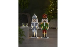 Star Trading Nutcracker Batteridriven med Timer 52cm Grön* Batteri Julpynt Inomhus
