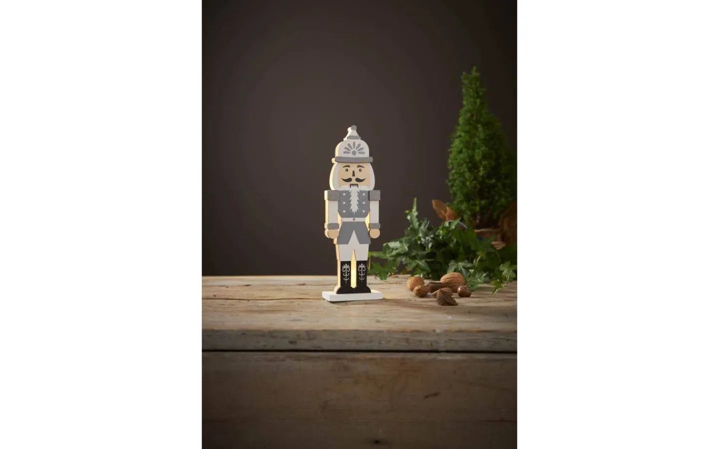 Julbyar Och Figurer|Batteri Julpynt Inomhus<Star Trading Nutcracker Bordsdekoration 25cm Multifärgad