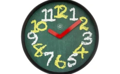 nXt Chalkboard Väggklocka Ø30 cm Svart/Grön