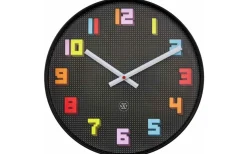 NeXtime nXt Game Väggklocka 35 cm Svart/Multi* Väggklockor