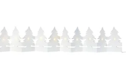 Markslojd Nygården Batteridriven Bordsdekoration Granar 110cm Vit* Batteri Julpynt Inomhus