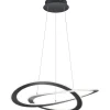 Stora Taklampor Ø70-150 Cm<Trio Lighting Oakland Taklampa 71cm LED i antracit