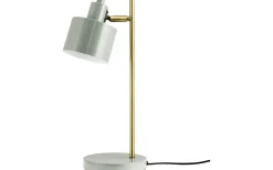 Dyberg Larsen Ocean Skrivbordslampa 43cm Oliv/Mässing* Skrivbordslampor