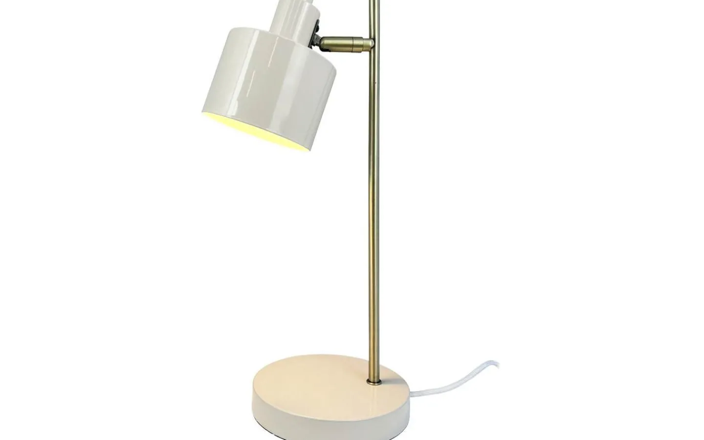 Skrivbordslampor<Dyberg Larsen Ocean Skrivbordslampa 43cm Beige/Mässing