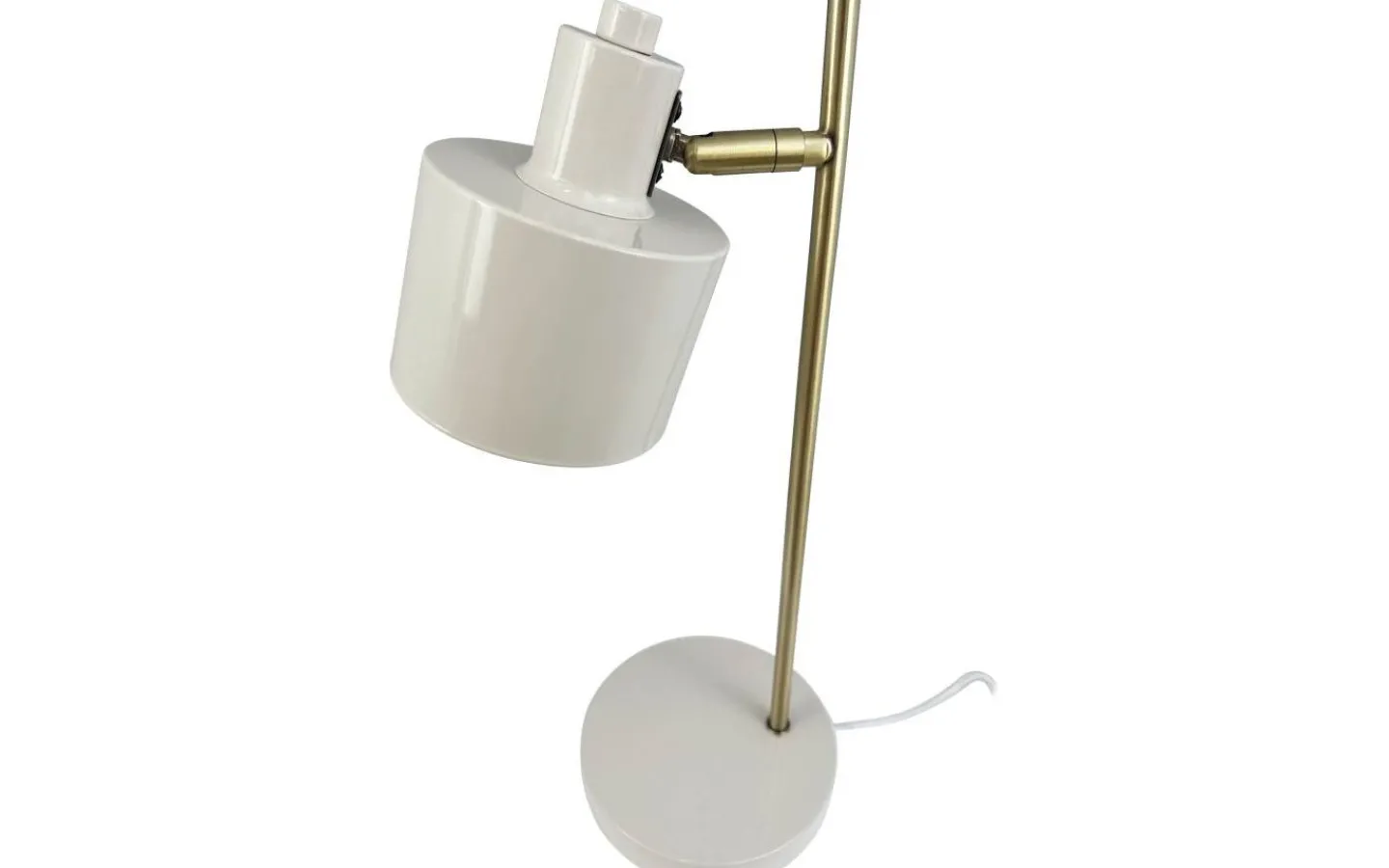 Skrivbordslampor<Dyberg Larsen Ocean Skrivbordslampa 43cm Beige/Mässing