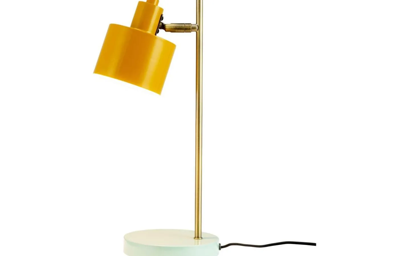 Dyberg Larsen Ocean Skrivbordslampa 43cm Curry/Mässing/Turkos* Skrivbordslampor