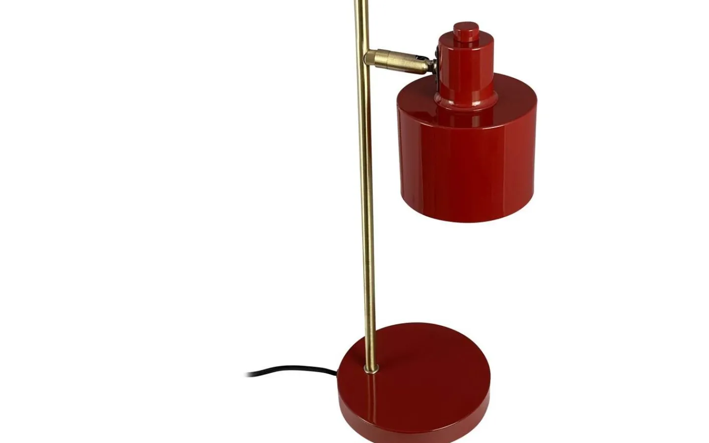 Skrivbordslampor<Dyberg Larsen Ocean Skrivbordslampa 43cm Mörkröd/Mässing