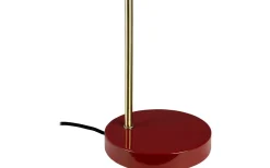 Skrivbordslampor<Dyberg Larsen Ocean Skrivbordslampa 43cm Mörkröd/Mässing