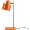 Dyberg Larsen Ocean Skrivbordslampa 43cm Orange/Mässing* Skrivbordslampor