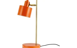 Dyberg Larsen Ocean Skrivbordslampa 43cm Orange/Mässing* Skrivbordslampor