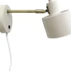 Ocean Vägglampa Beige/Mässing