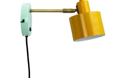 Läslampor<Dyberg Larsen Ocean Vägglampa Curry/Mässing/Turkos