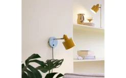 Läslampor<Dyberg Larsen Ocean Vägglampa Curry/Mässing/Turkos