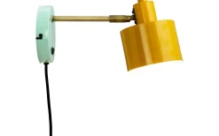 Läslampor<Dyberg Larsen Ocean Vägglampa Curry/Mässing/Turkos