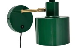 Dyberg Larsen Ocean Vägglampa Mörkgrön/Mässing* Läslampor