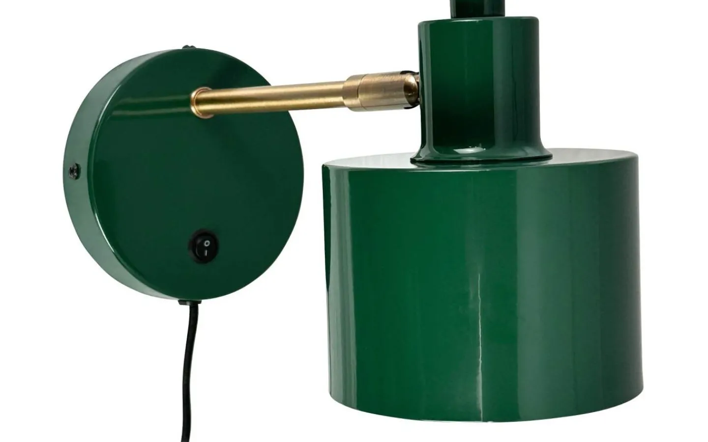 Dyberg Larsen Ocean Vägglampa Mörkgrön/Mässing* Läslampor