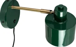 Dyberg Larsen Ocean Vägglampa Mörkgrön/Mässing* Läslampor