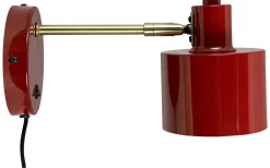 Ocean Vägglampa Mörkröd/Mässing