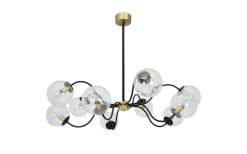 Stora Taklampor Ø70-150 Cm<Hallbergs Octopus Taklampa 104cm Svart/Klar