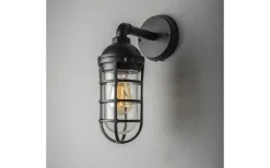 Vägglampor Utomhus<Konstsmide Olbia Vägglampa Svart IP44