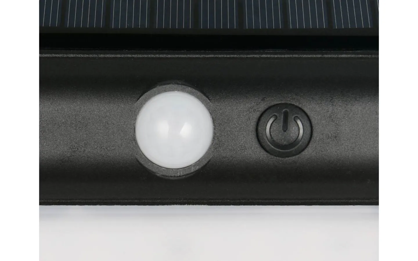 Solcellslampor Vägg|Visa Alla Solcellslampor<Reality Olinda hybrid solcellsdriven Vägglampa LED svart uppladdningsbar rörelse- och skymningssensor 4000K IP44