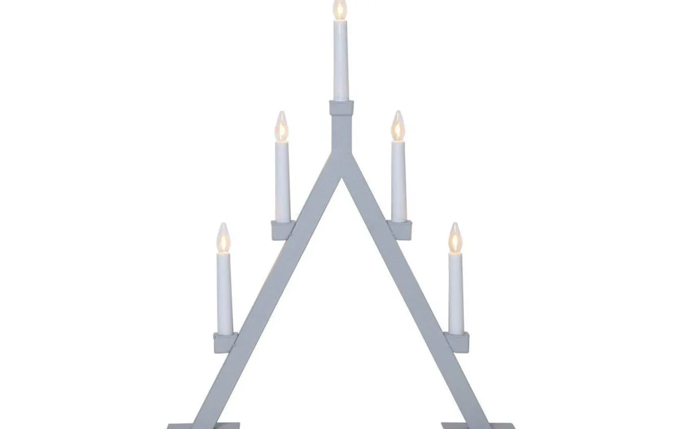 Oliver Ljusstake 55cm Grå