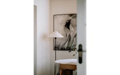 Enfärgade Runda Lampskärmar<Globen Lighting Olivia Lampskärm Ø45cm Vit