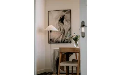 Enfärgade Runda Lampskärmar<Globen Lighting Olivia Lampskärm Ø45cm Vit