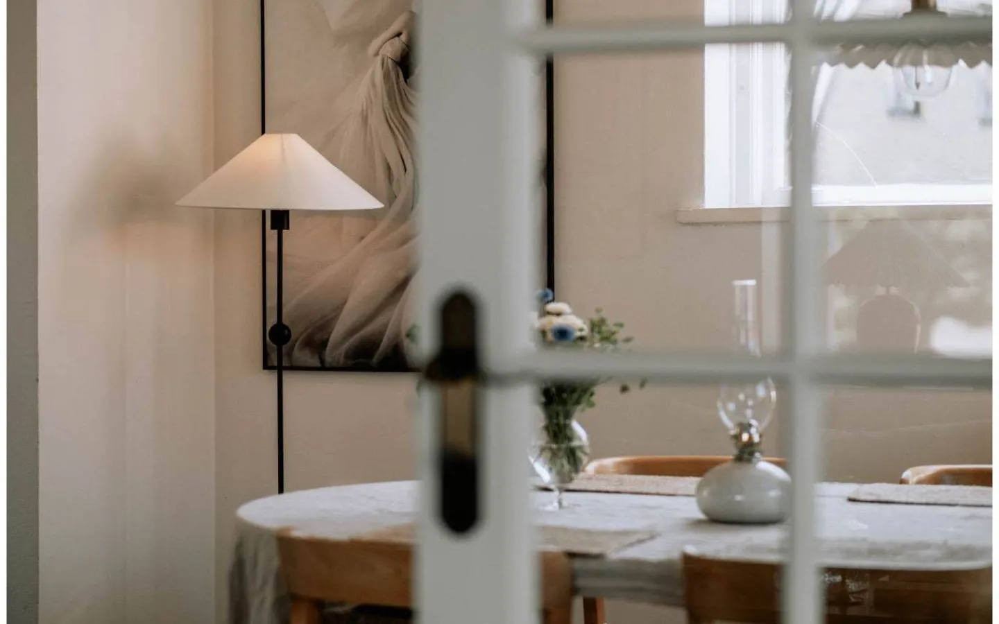 Enfärgade Runda Lampskärmar<Globen Lighting Olivia Lampskärm Ø45cm Vit