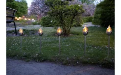 Solcellslampor Stig & Mark|Visa Alla Solcellslampor<Star Trading Olympus Solcellslampa 3-pack 40cm Rostfritt Stål